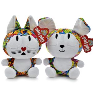 PERRO Y GATO SENTADO 22CM