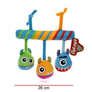 TIRITA DE COCHECITO MONSTRUITOS 26CM