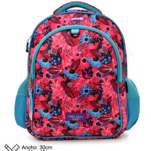 MOCHILA FLOWERS 16"