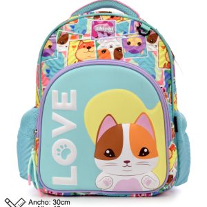 MOCHILA DOG LOVE 16"