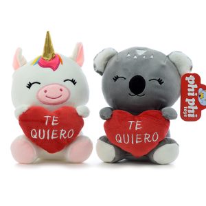 KOALA Y UNICORNIO CON CORAZON 18CM