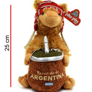 LLAMA CON MATE 25CM