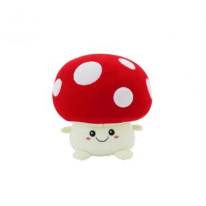 68127S-PELUCHE FORMA 12"HONGO ROJO