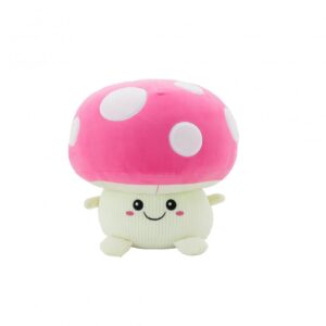 68127S-PELUCHE FORMA 12"HONGO ROSA