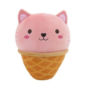 68127S- E-PELUCHE FORMA DE ALIMENTOS10" CONO DE HELADO