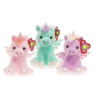 UNICORNIO CON ALAS 20 CM SPANDEX