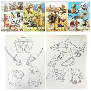 LIBRO A4 P/ COLOREAR TRALALERO TRALALA XZF-1004-5/A4-004