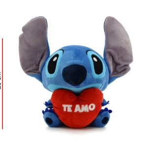 STITCH SENTADO CON CORAZON 20 CM