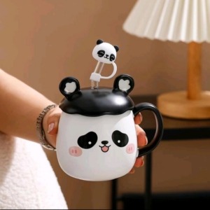 MT09296 TAZA CERAMICA PANDA 450ML