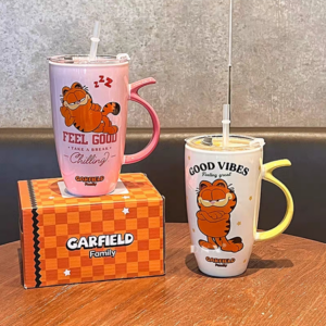 AA0007 TAZA CERAMICA GATO NARANJA 2025080800072