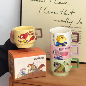AA0605 TAZA CERAMICA APILABLE X UNIDAD ANIMALES LOCOS 2025080806050