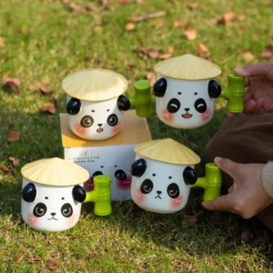 AA0820 TAZA CERAMICA HAPPY PANDA
