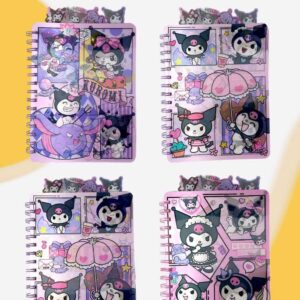 CUADERNO A5 LENTICULAR CON SEPARADOR KUROMI 0117 (3D-PP002 )