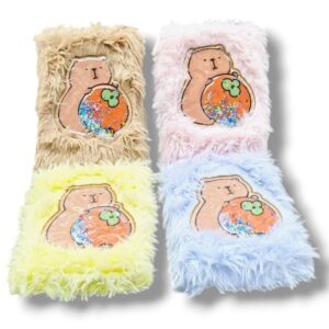 CUADERNO TAPA PELUCHE CP A5 SURT. [XZ-010]