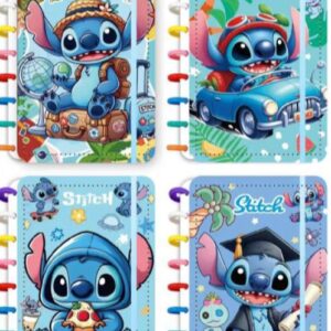 CUADERNO ANILLADO DE STITCH 80PG 0016 [QY-001]