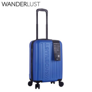 MD41104 - CARRY ON WANDER ORIGINAL HARD ABS AZUL 20" DOBLE RUEDA CON EXPANSION CIERRE DE REPARACION Y CERRADURA DE COMBINACION NUMERICA