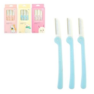 EYEBROW RAZOR PERFILADOR 3PCS XZF-916