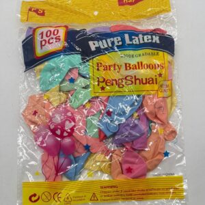 GLOBOS 100PCS P/CUMPLEANOS ZY1320-10-200