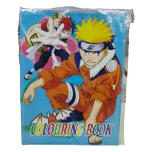 FINAL! LIBRO PARA COLOREAR NARUTO CON STICKER X1U 8888(Y092)