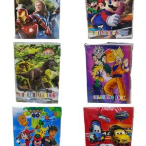 FINAL! LIBRO PARA COLOREAR 3D CON STICKER NENE SURTIDO X1u (ABC002)