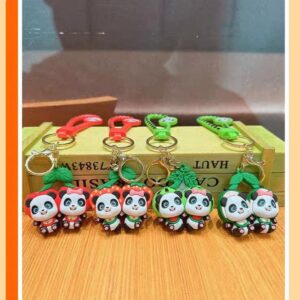 LLAVERO REFORZADO DE PANDA FRUTAL X1 SURTIDO [0773]