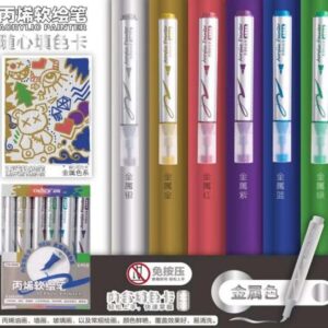 MARCADOR METALICA 6PCS X1 CS-H929-6