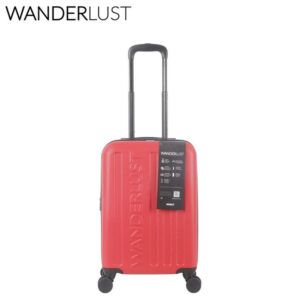 MD41111 - CARRY ON WANDER ORIGINAL HARD ABS ROJA 20" DOBLE RUEDA, CON EXPANSION Y CERRADURA DE COMBINACION NUMERICA