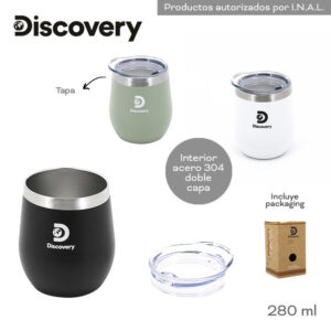 TA18500 - MATE CON TAPA DISCOVERY 280 ML