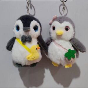 Llavero peluche pingüinos企鹅钥匙扣