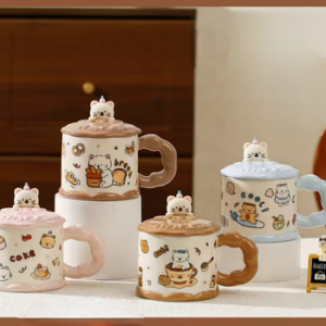 AA0646 TAZA CERAMICA HAPPY CAT