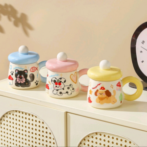 AA0651 TAZA CERAMICA ANIMALES