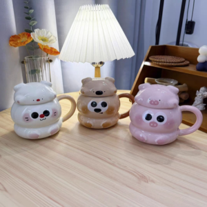 AA0652 TAZA CERAMICA FORMA ANIMALES