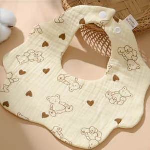 AA0627 BABERO PARA BEBE OSITO CON CORAZON X10