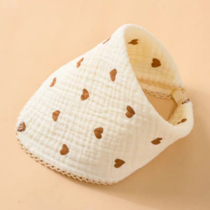 AA0634 BABERO PARA BEBE CORAZONES X10