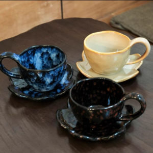 AA0620 TAZA CON PLATO CERAMICA