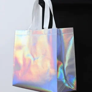 AA0900 BOLSA REGALO REUTILIZABLE COLOR PERLA X12
