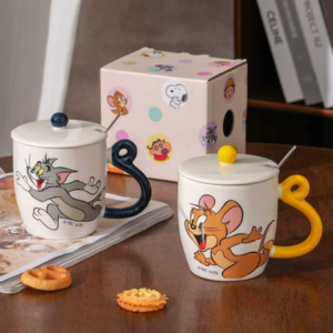 AA0988 TAZA CERAMICA CON COLA DE GATO Y RATON