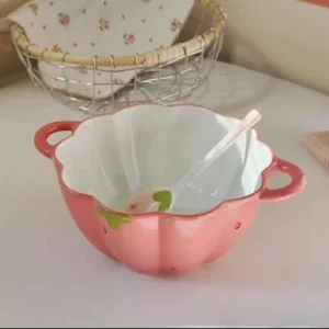 BOWL GRANDE 10" CERAMICA CON 2 ASAS LINEA FRUTILLA 2025080810217