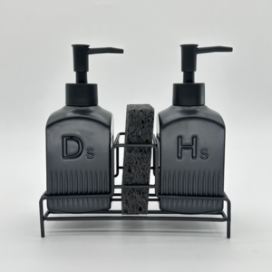 AA1368 SET DE DISPENSER CERAMICA CON ESPONJA