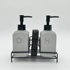 AA1370 SET DE DISPENSER CERAMICA CON ESPONJA