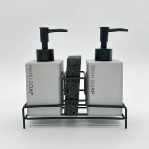 AA1374 SET DE DISPENSER CERAMICA CON ESPONJA