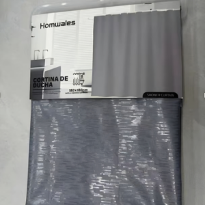 AA1095 CORTINA BAÑO 3DEVA CON RAYITAS