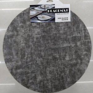 AA1159 INDIVIDUAL REDONDO ESTILO LINE FINO GRIS X6