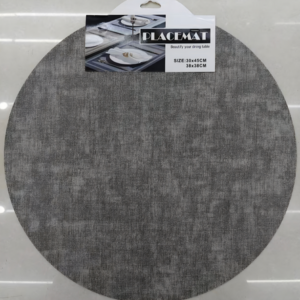AA1162 INDIVIDUAL REDONDO ESTILO LINE FINO GRIS X6