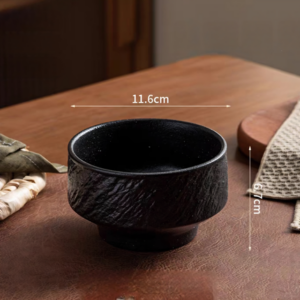 AA1439 BOWL CERAMICA 5" NEGRO