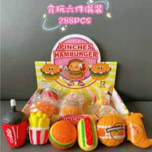 CAJA DE SQUISHIES DE COMBOS FAST FOODS X12 [X0827-8] (0605-25)