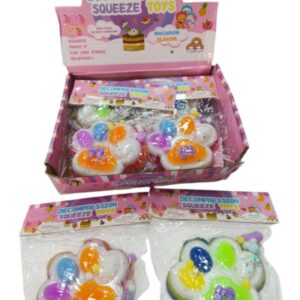 CAJA DE SQUISHY DE PATITA DE GATO X10U 9256-X0709-25