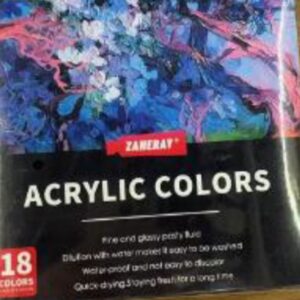 PINTURA ACRILICO 12ml X18pcs 4456 [G1224-02-18]