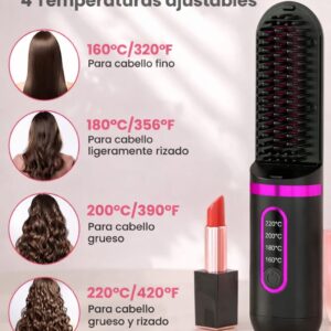 CEPILLO ALISADOR PLACHA MODELADOR 25W 220°C USB