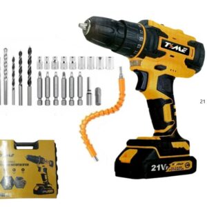 TALADRO INALAMBRICO 2BATERIAS 21V C-59509